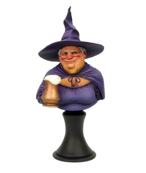 28mm Discworld Miniatures: Discworld Nanny Ogg Bust UNPAINTED (1)