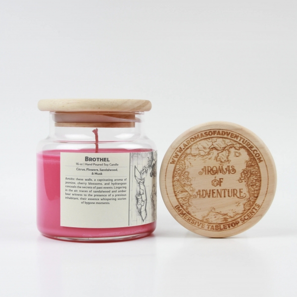 Aromas of Adventure: Brothel - 16 oz Candle