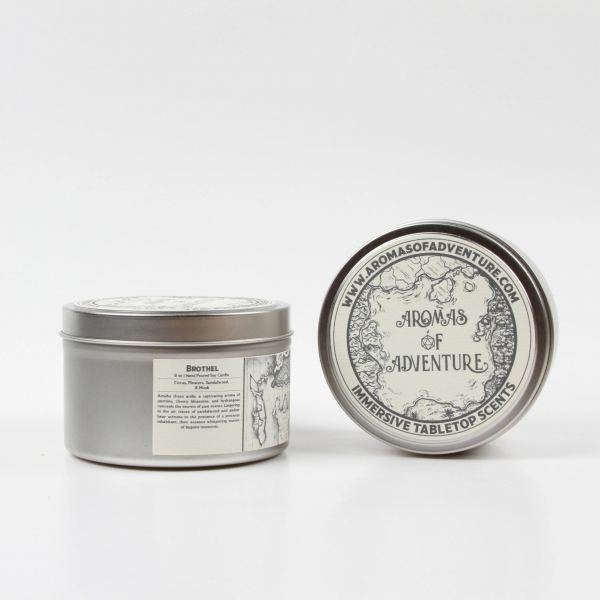 Aromas of Adventure: Brothel - 8 oz Candle