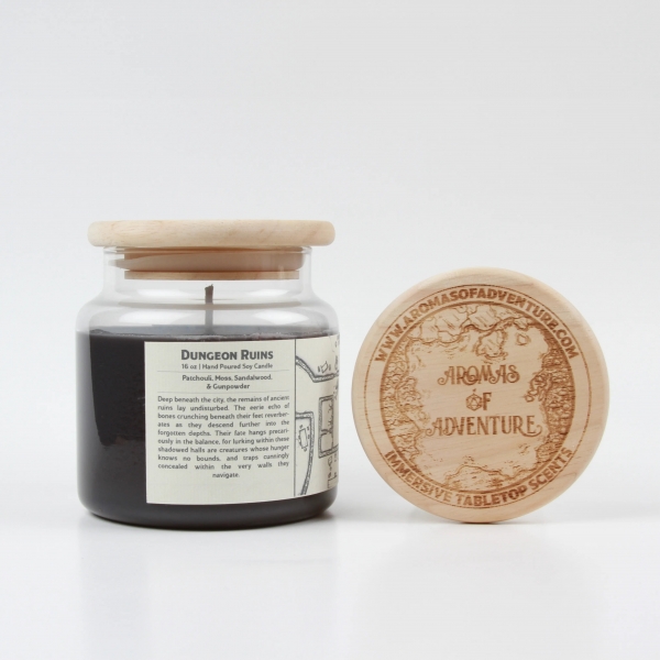 Aromas of Adventure: Dungeon Ruins - 16 oz Candle