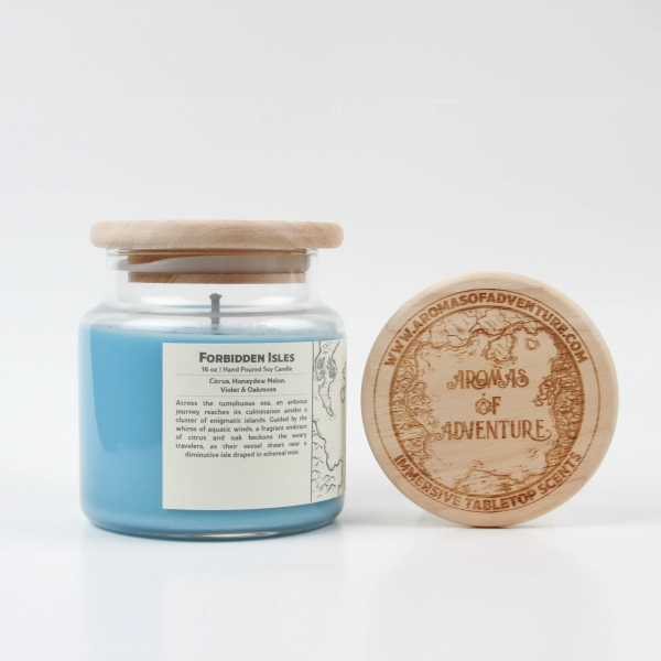 Aromas of Adventure: Forbidden Isles - 16 oz Candle