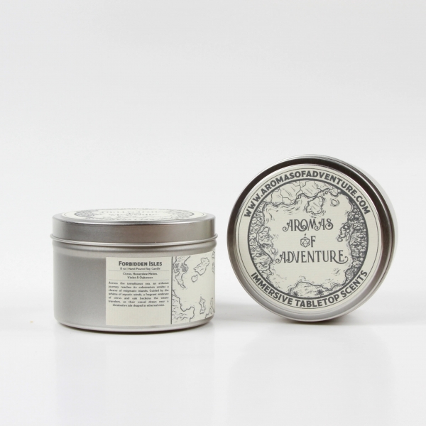 Aromas of Adventure: Forbidden Isles - 8 oz Candle