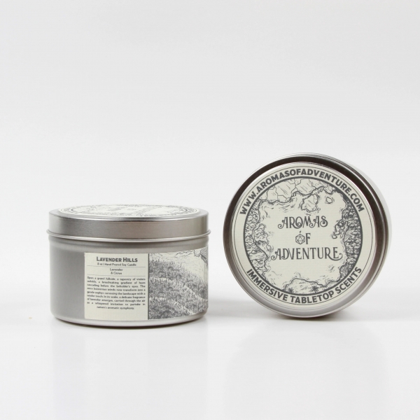 Aromas of Adventure: Lavender Hills - 8 oz Candle