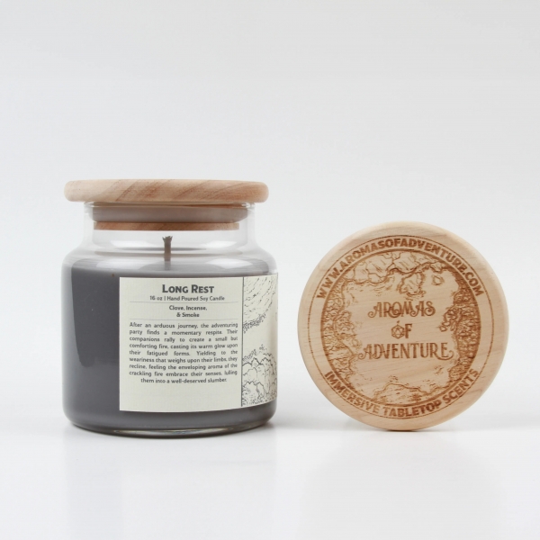 Aromas of Adventure: Long Rest - 16 oz Candle