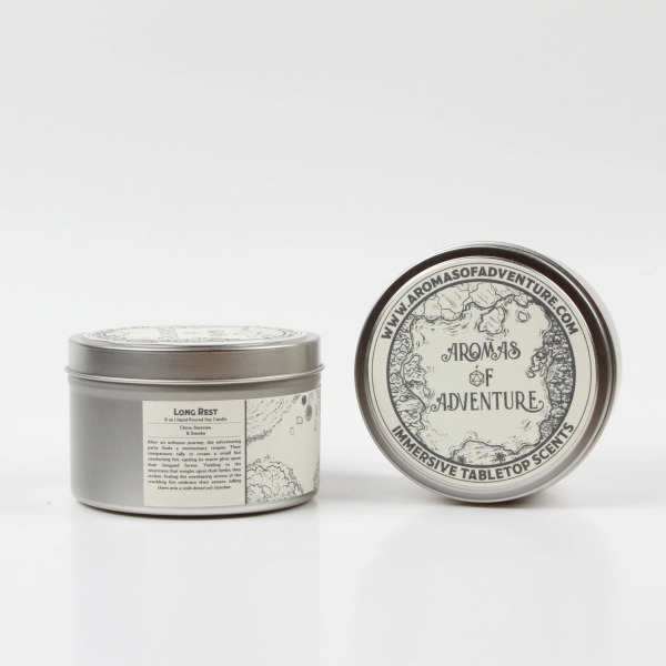 Aromas of Adventure: Long Rest - 8 oz Candle
