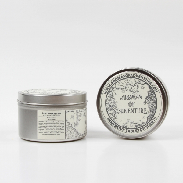 Aromas of Adventure: Lost Monastery - 8 oz Candle