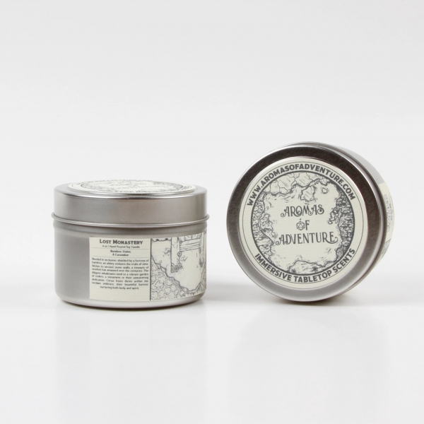 Aromas of Adventure: Lost Monastery - 4 oz Candle