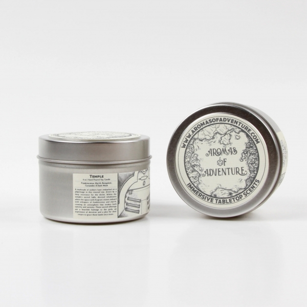 Aromas of Adventure: Temple - 4 oz Candle