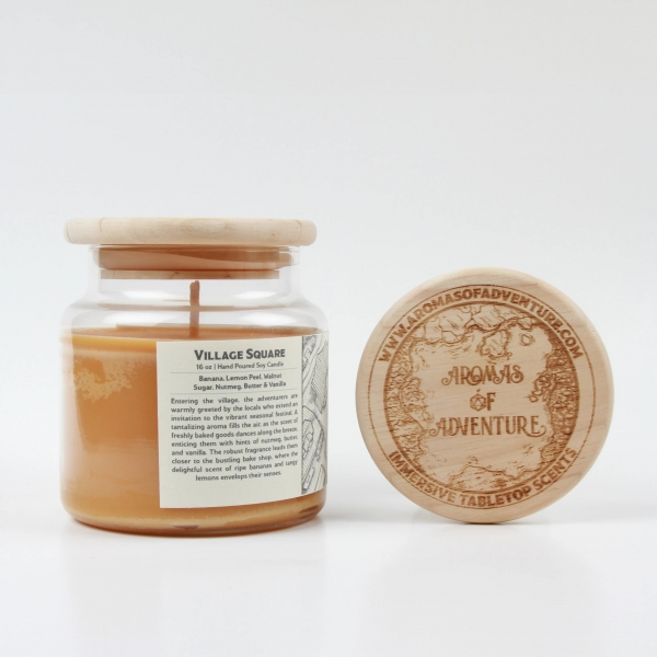 Aromas of Adventure: Village Square - 16 oz Candle