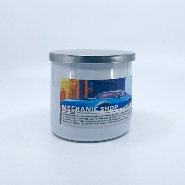 Aromas of Adventure: Mechanic Shop - 16 oz Candle