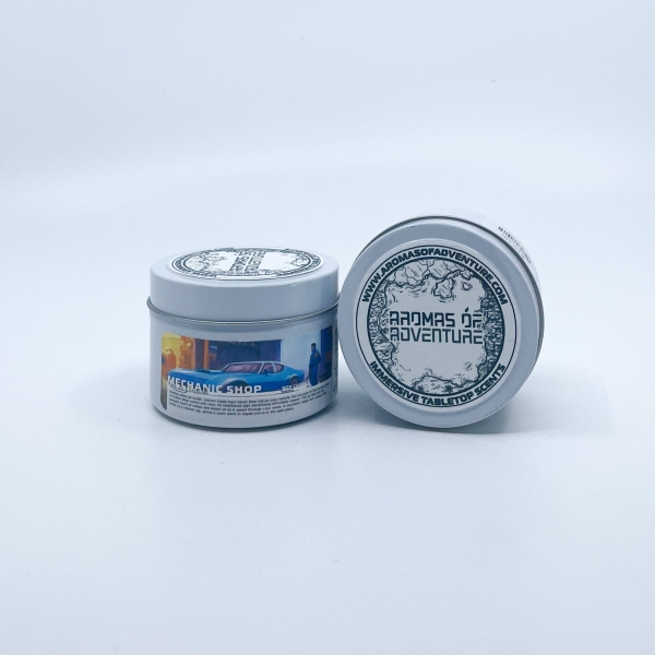 Aromas of Adventure: Mechanic Shop - 4 oz Candle