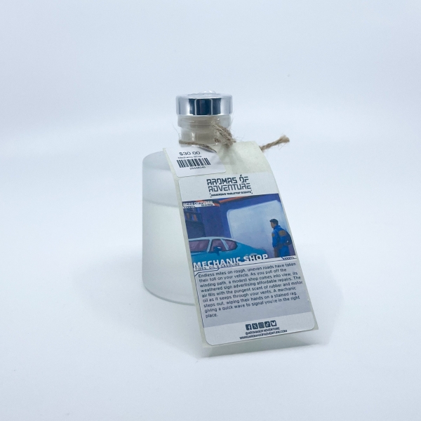Aromas of Adventure: Mechanic Shop - Reed Diffuser