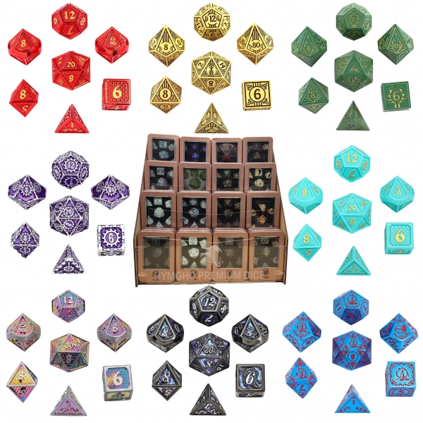 Solid Dice Variety Pack with FREE dice set and FREE Display