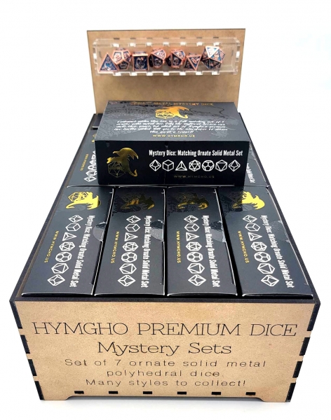 Filled Display - Mystery Dice Sets - Solid Ornate Sets
