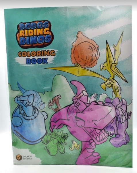 Dodos Riding Dinos: Coloring Book