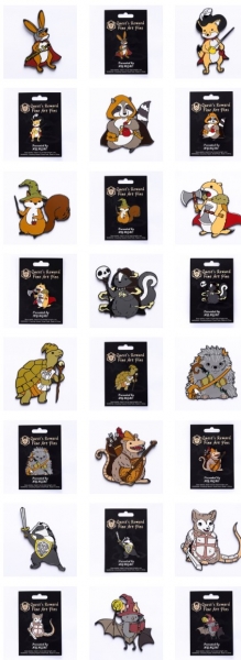 Quest's Reward Fine Art Pin - 12 Animal Pack