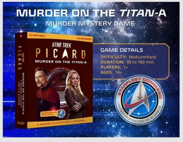 Star Trek: Picard Murder on the Titan-A Mystery Game