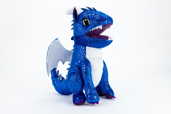 Dragon Plush Dice Bag: Blue