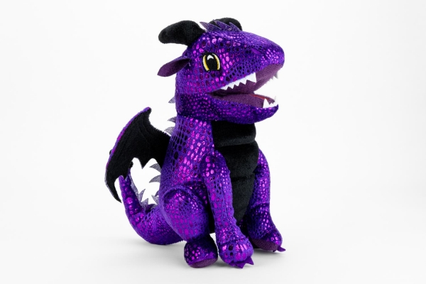 Dragon Plush Dice Bag: Purple