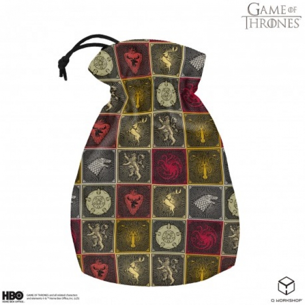 Dice Accessories: Game of Thrones. The Sigils Pattern Dice Pouch.
