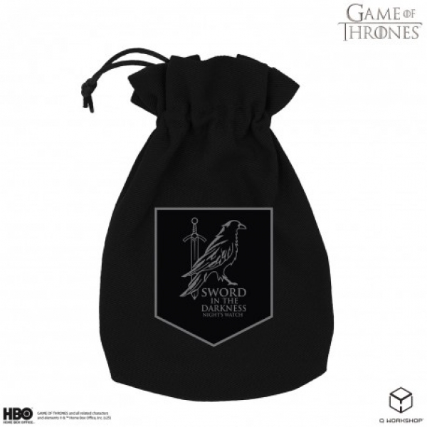 Dice Accessories: Game of Thrones. Night's Watch Dice Pouch.