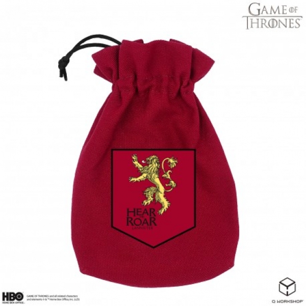 Dice Accessories: Game of Thrones. Lannister Dice Pouch.