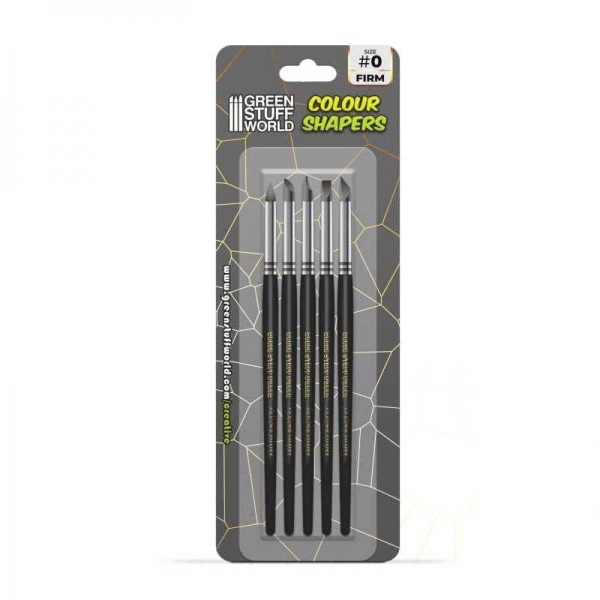 Green Stuff World: Clay Shapers - Color Shapers SIZE 0 - Black Firm