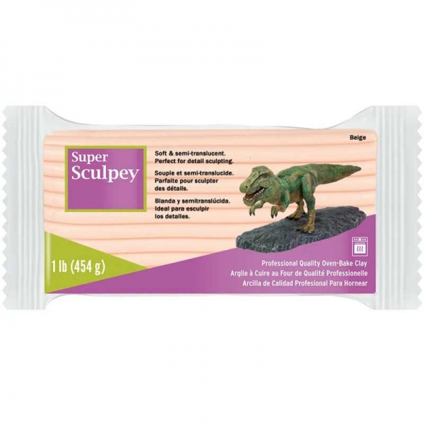 Green Stuff World: Super Sculpey Clay - Beige 454 gr.