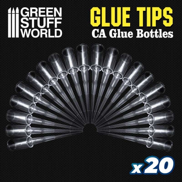 Green Stuff World: 20x Precision tips for Super Glue Bottles