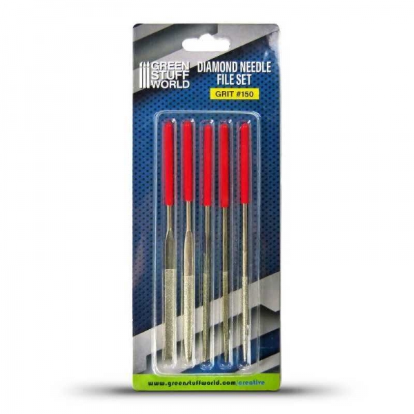 Green Stuff World: Diamond Needle Files Set - Grit 150
