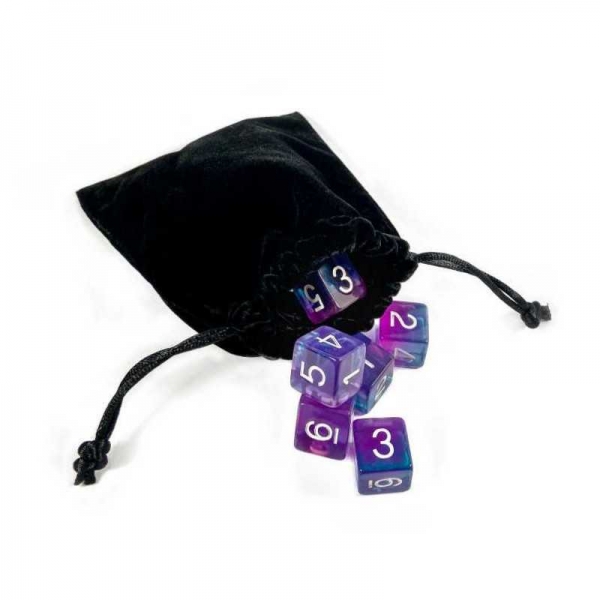 Green Stuff World: SMALL Velvet Black Pouch with Drawstrings