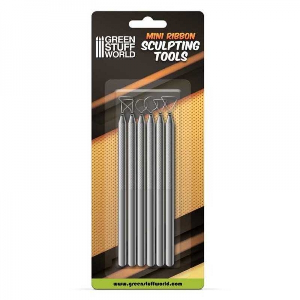 Green Stuff World: 6x Mini Ribbon Sculpting Tool Set