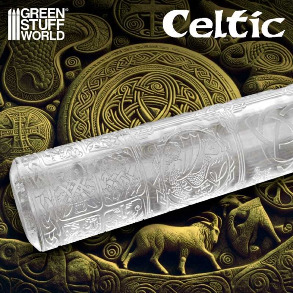Green Stuff World: Rolling Pin Celtic