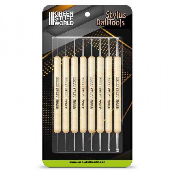 Green Stuff World: 8x Sculpting STYLUS tool set