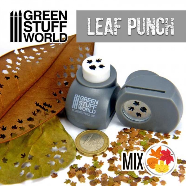 Green Stuff World: Miniature Leaf Punch GREY