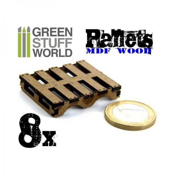 Green Stuff World: 8x Laser Cut PALLETS