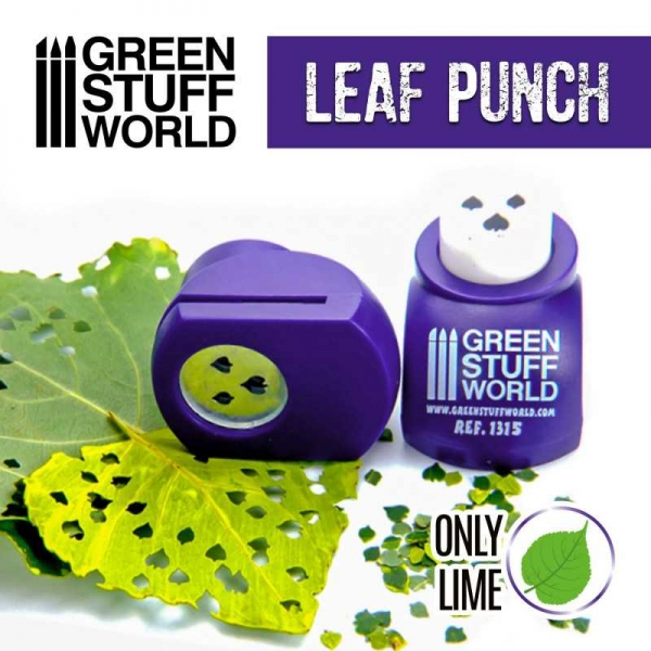 Green Stuff World: Miniature Leaf Punch DARK PURPLE