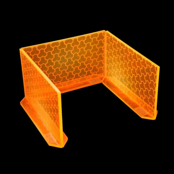 Green Stuff World: 3x Big Energy Walls - Phosphorescent Orange