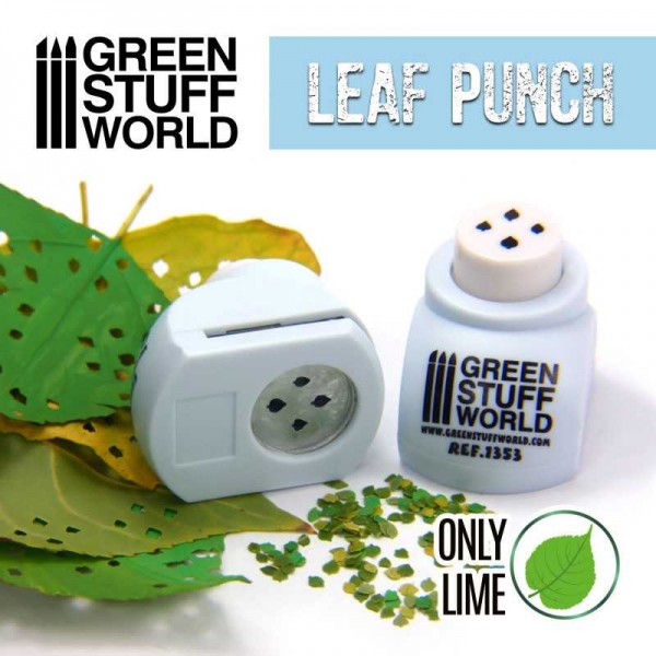 Green Stuff World: Miniature Leaf Punch LIGHT BLUE