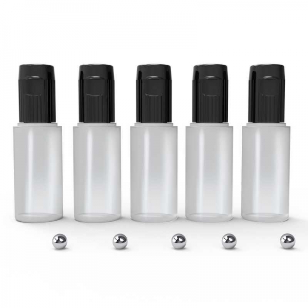 Green Stuff World: Empty Dropper Bottles 17ml with Mixing Balls