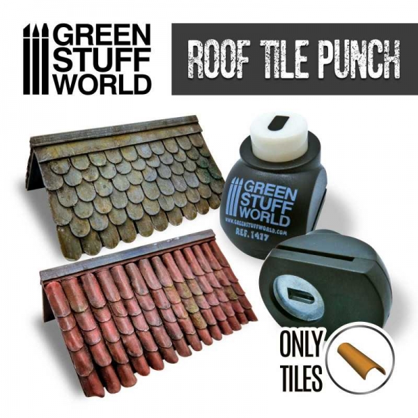 Green Stuff World: Miniature ROOF TILE Punch
