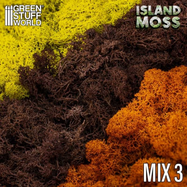 Green Stuff World: Islandmoss - Yellow and Brown Mix