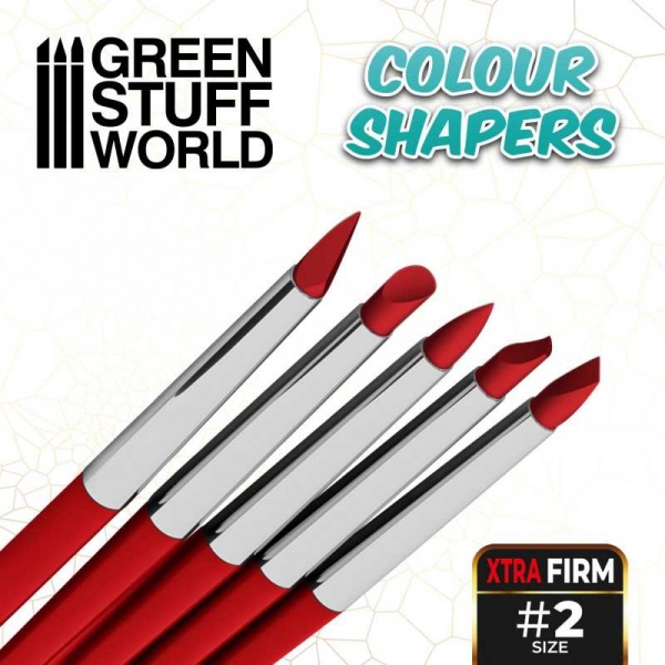 Green Stuff World: Clay Shapers - Color Shapers SIZE 2 - EXTRA FIRM