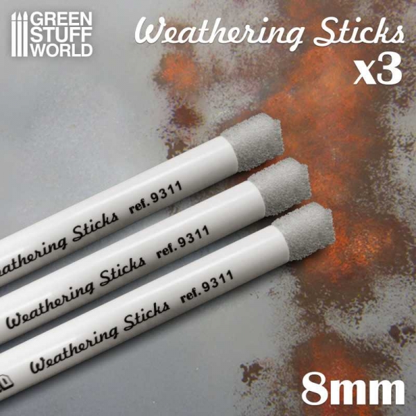 Green Stuff World: Weathering Brushes 8mm