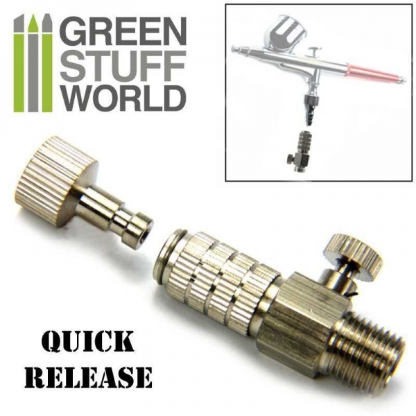 Green Stuff World: QuickRelease Adaptor with Air Flow Control 1/8