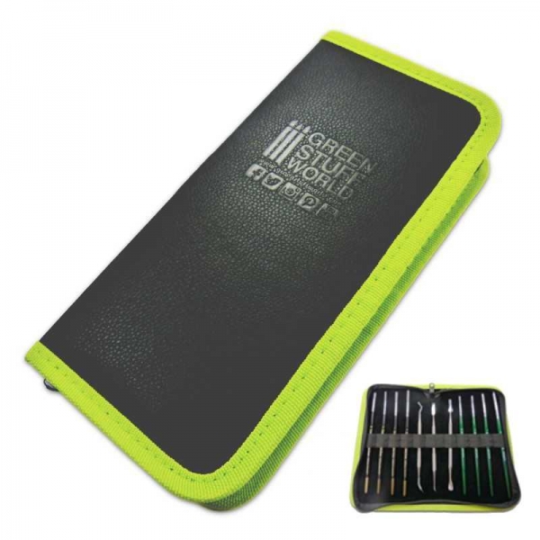 Green Stuff World: Premium Leather Case for Tools and Brushes