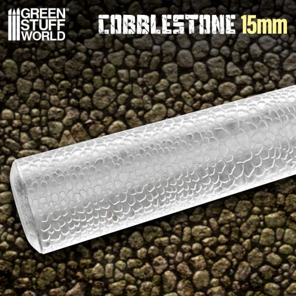 Green Stuff World: Rolling Pin Cobblestone 15mm