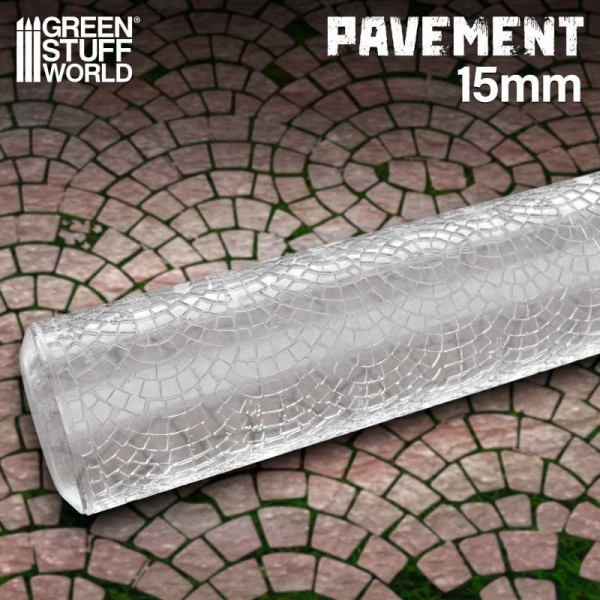 Green Stuff World: Rolling Pin Pavement 15mm