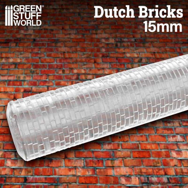 Green Stuff World: Rolling Pin DUTCH Bricks 15mm