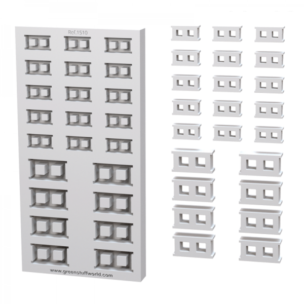 Green Stuff World: Silicone molds - Concrete Bricks